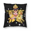 FNAF At Freddys Pillowcase Soft Fabric Cushion Cover Decorations  Throw Pillow Case Cover Home Zipper 4040cm