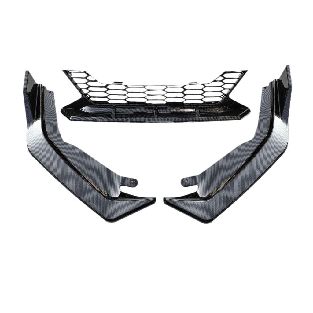 Nissan Sylphy 2014 & 2020 Modification Kit: Front Splitter, No-Drill Honeycomb Front Lip, Bumper, Rear Wing, and Small Body Kit.