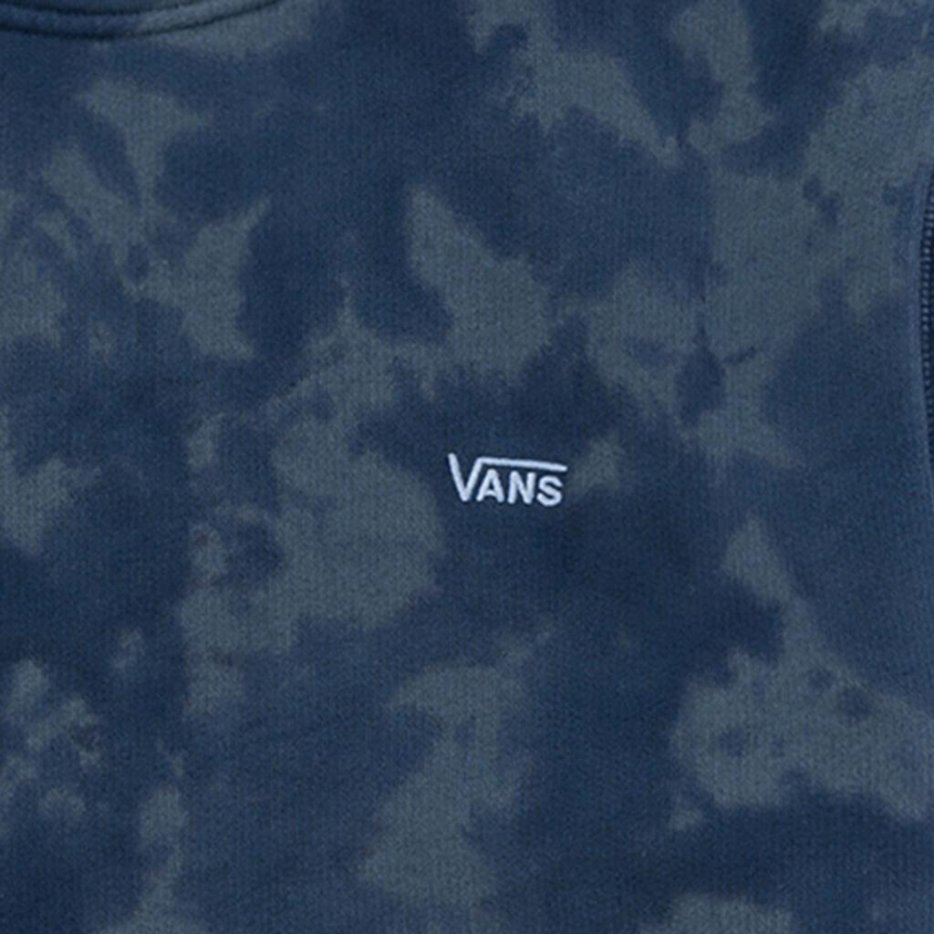 Vans Tie-Dye Printed Crew Neck Long Sleeve Sweatshirt Unisex Sweatshirt Blue VN00062TBNQ
