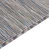 VidaXL Outdoor Flatweave Rug 80x250 Cm Brown and Blue 340814