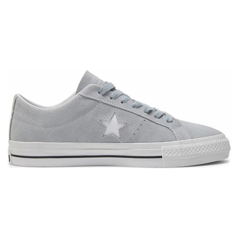 Converse One Star Comfortable Non-Slip Shock Abrasion Resistant Low-Top Board Shoes Unisex Grey