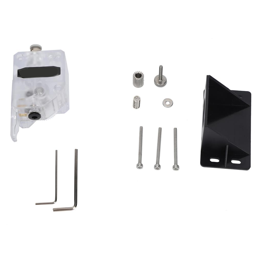 Extruder Universal Geared Dual Drive Extruder with Gear for 3D Printer Nylon and Soft TPU TPETransparent
