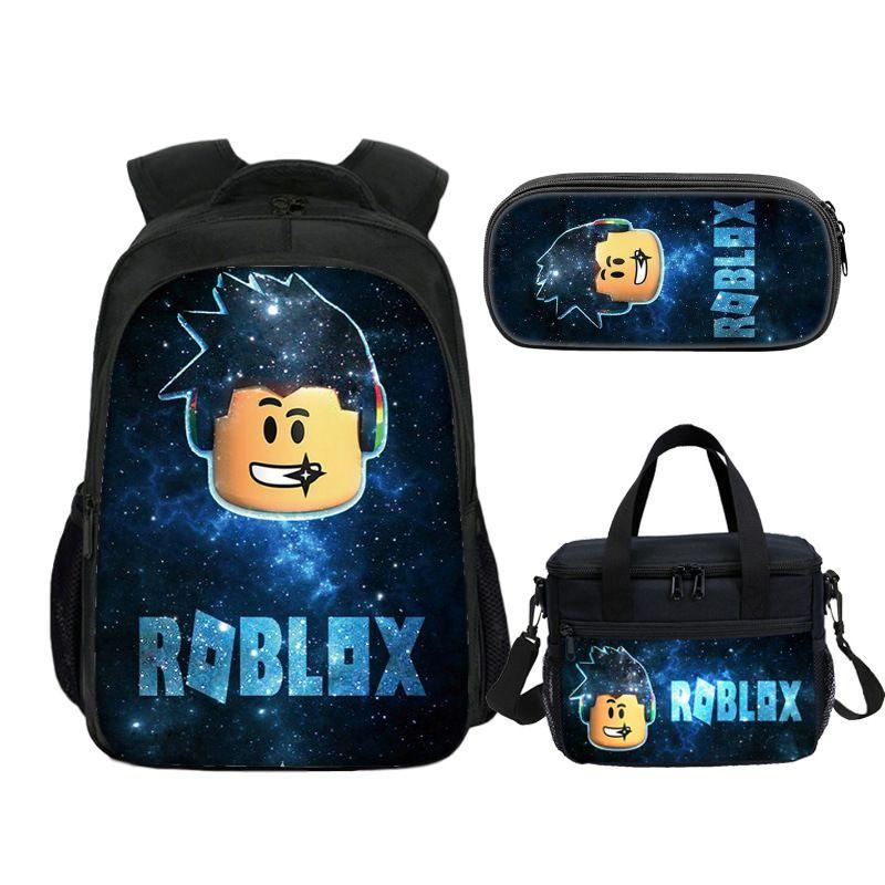 Roblox Backpack Set 3 Pieces For Travel Sports And More