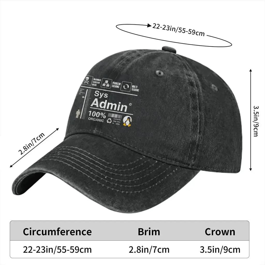 Linux Kit Infografik Sys Admin Pinguin Baseballkappe Herren Hüte Damen Visor Schutz Snapback Computer CPU Kern Kappen