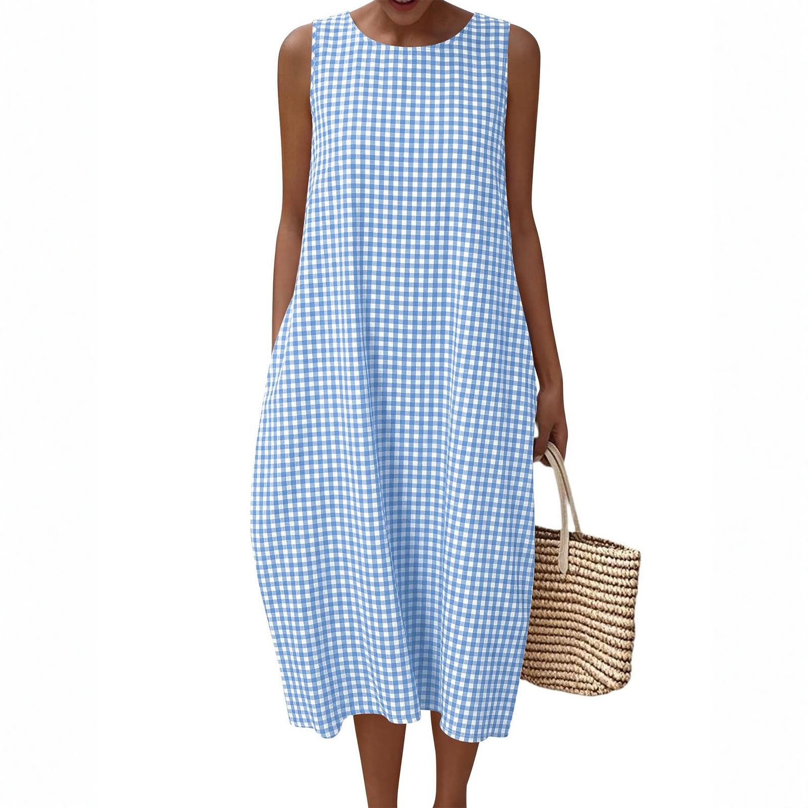 Women s Striped Shirt Dress Short Sleeve Button Front Casual Loose Fit Dress S