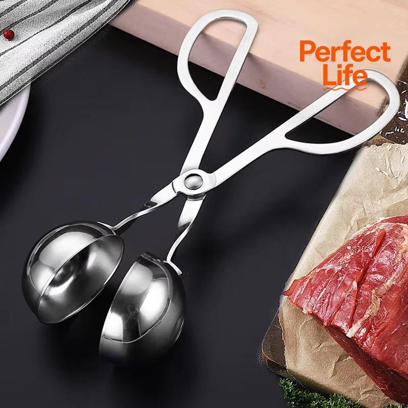 DIY Kitchen Helper Stainless Steel Rice Meat Dumplings Ware Fish Ball Shrimp Ball Rice And Vegetable Roll Diy Kitchen Gadget