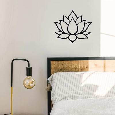1pc Lotus Metal Wall Art – Elegant Room Decor, Perfect Christmas Gift, Stylish Home and Scene Decor, Metal Wall Hanging Accent
