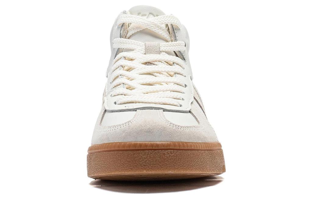 Li Ning Cloud Sichuan HI Slip Resistant, Abrasion Resistant, Breathable High top Casual Shoes Women's Mist White AGCT302-1