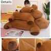 Big Size Capybara Plush Toy Mat Stuffed Giant Capibara Floor Lazy Sofa Cushion Riding Horse for Kids BirthdayDecor Toys