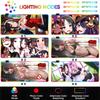 Anime Kaguya-sama Large Non-slip Mouse Pad LED Backlit Shinomiya Kaguya Leopard Mouse Pad Table Overwatched Gaming Keyboard Mat