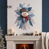 Einfache Nähbastelarbeiten für Partys Festlicher gesteppter Weihnachts-Türbehang DIY-Kit, Immergrüner Baum, 3D-gepolsterte Patchwork-strukturierte bauschige Stoffschleifen