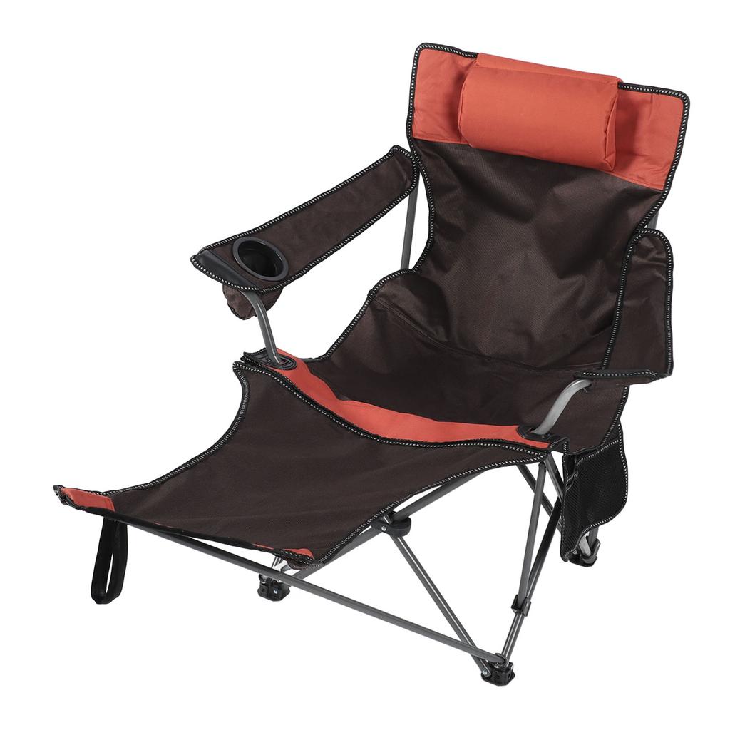 Outdoor-Loungesessel mit Kissen, weich, bequem, atmungsaktiv, tragbar, faltbar, für die Terrasse im Freien