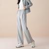 SOFSIL Women's High-Waist Drawstring Casual Straight-Leg Pants