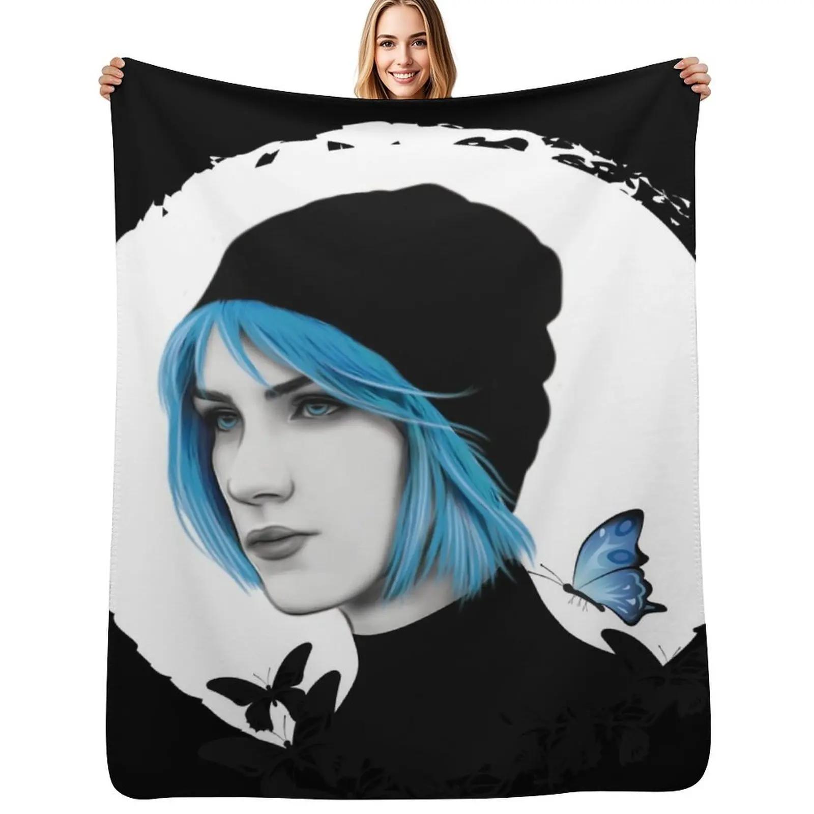 Chloe Price - Life is Strange Throw Blanket Plush Fuzzy Cozy Blanket for Couch Sofa Size: 75*100cm, Weight: 230 GSM