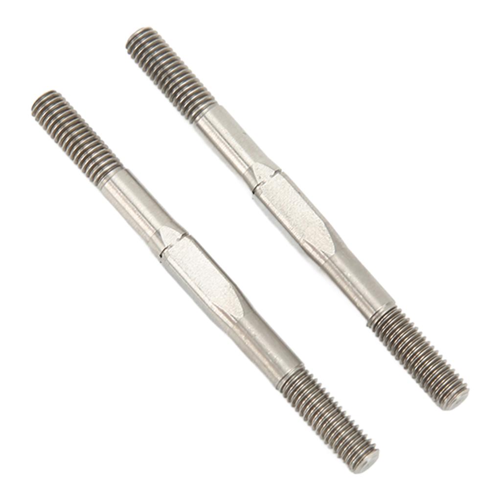 2PCs RV Turnbuckle Tie Rod High Strength Steel M5 65mm Heavy Duty Anti Impact Replacement for ARRMA