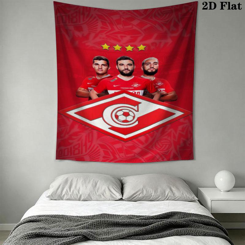 Spartak Moscow Odyssey Wall Hanging Printed Fabric Blanket Decorative Tapestries for Bedroom Living Room Home Decor
