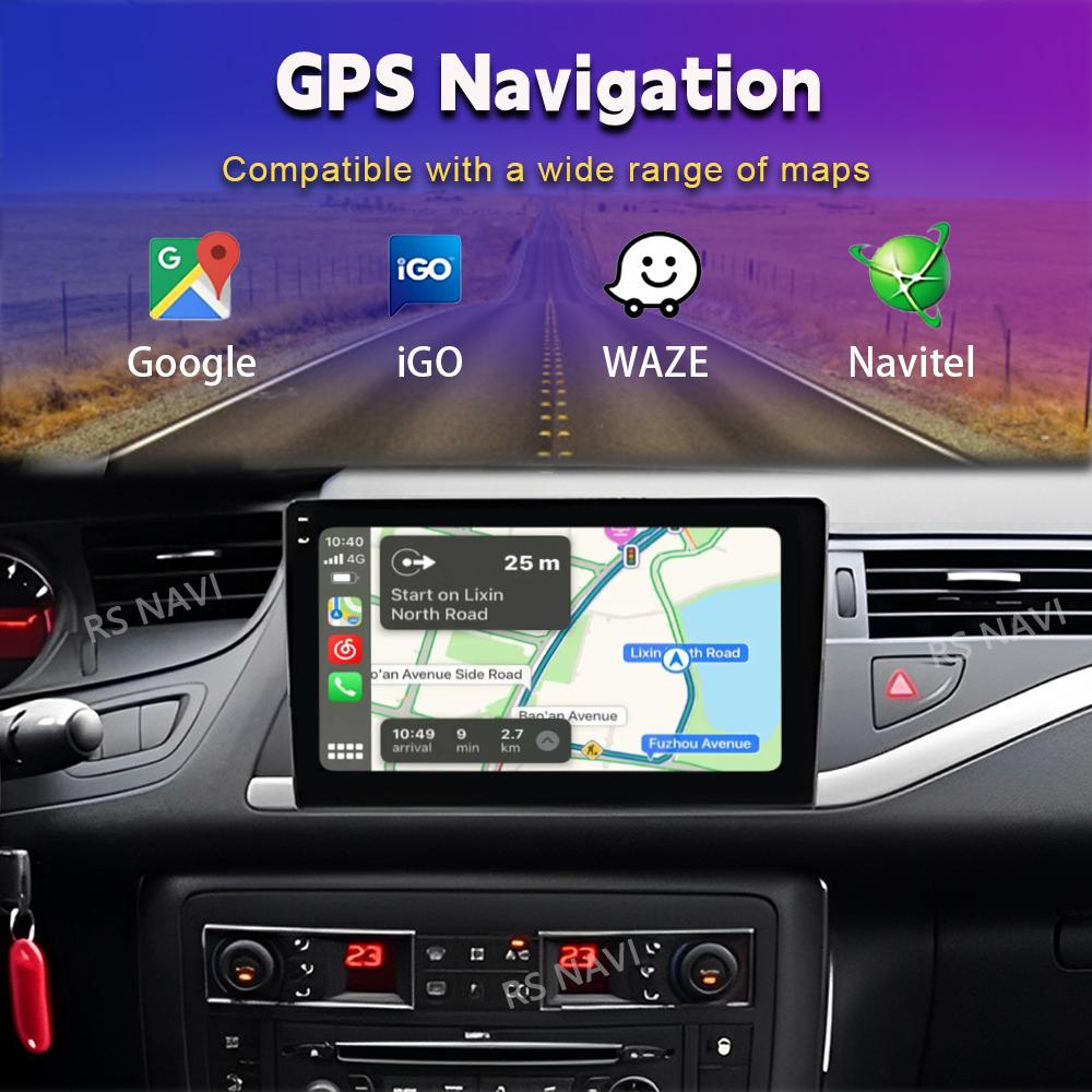 ABX2   Android 15 Carplay Car Radio Multimedia For Citroen C5 2008 2009 2010 -2017 navigation video DVD Autoradio Stereo 2din Head Unit