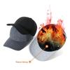Autumn Winter Big Size Fully Enclosed Woolen Baseball Cap Plush Lined Warm Big Brim Trucker Cap Adjustable for Men Women XL 62cm