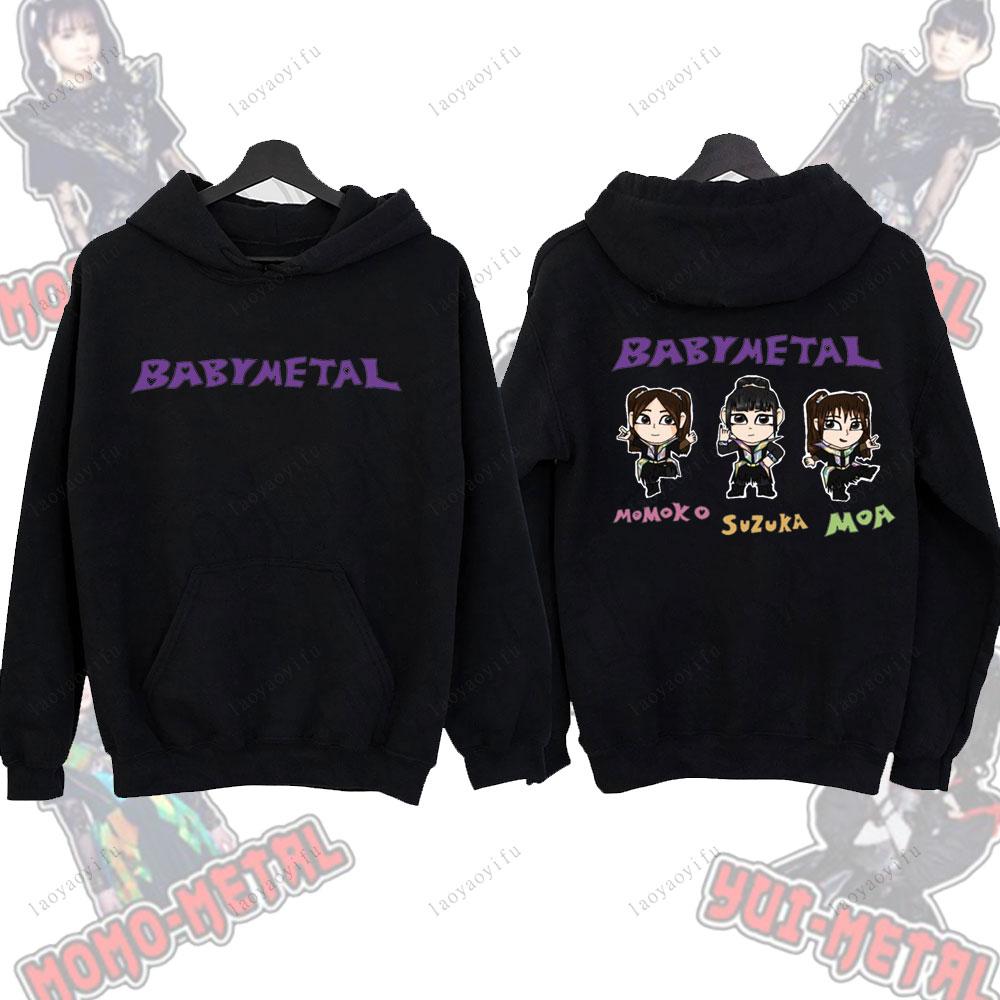 Babymetal Metal Galaxy Japan Death Metal Band Hoodies Herren Casual Hoodies Pullover Paar Streetwear Neue Herbst Winter Hoodies