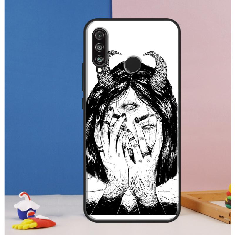 

Aesthetic Devil Woman Bad Girl For Huawei Nova 12s 12i 11i 5T Y90 Y70 Y60 Y61 Y91 Y72 9 10 SE P60 Pro P20 P30 P40 Lite Case Huawei Nova Y72
