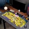 Saint Seiya Print Mouse Pad, Anti‑Slip Desktop keyboard Mat, for PC Laptop Gaming Working Daily Use, Cool Festival Surprise Gift