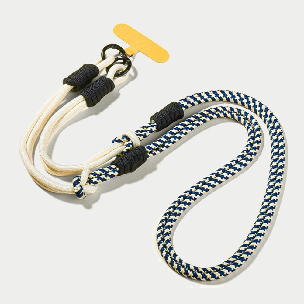 With Patch Phone Strap Lanyard Long Mobile Phone Straps New Woven Lanyard