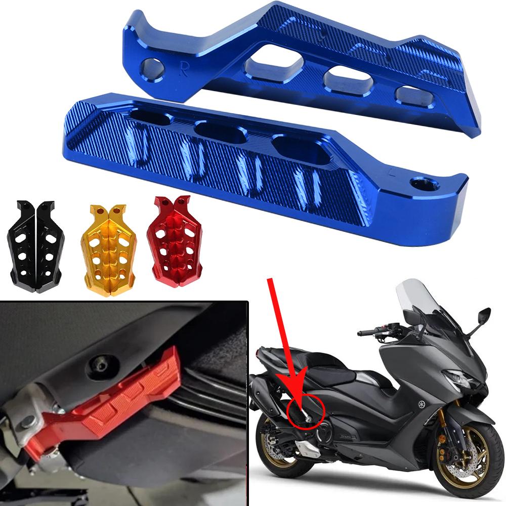 Motorcycle Accessories Rear Passenger Footrest Foot Rest Pedals For YAMAHA TMAX530 TMAX560 TMAX500 T-MAX 530/560/500 DX XS TX500