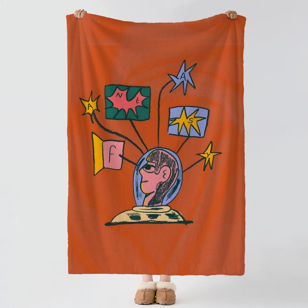 Artist D-Darren Shaddick-k Throw Thick Comfort Flannel Quilt, Multi-scene Use Indoor Outdoor Daily Nap