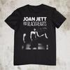 Joan Jett Music Concert Tour Heavy Cotton Black Shirt Unisex S4xl