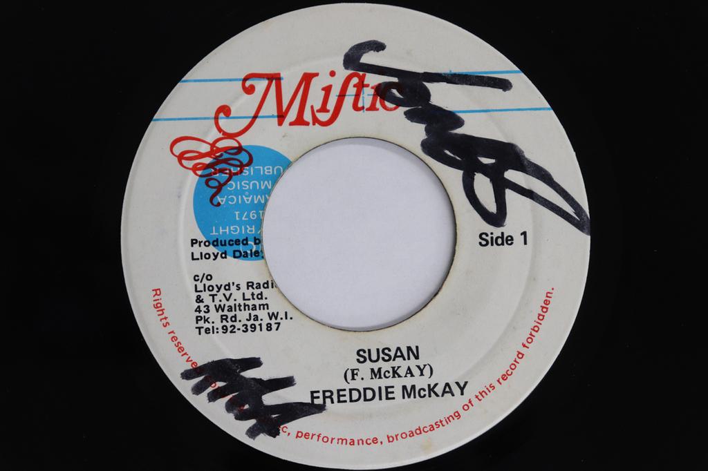 7inch Record FREDDIE MCKAY - Susan DSR9977 Mistic 1971 Jamaica Reggae, Ska & Dub Used