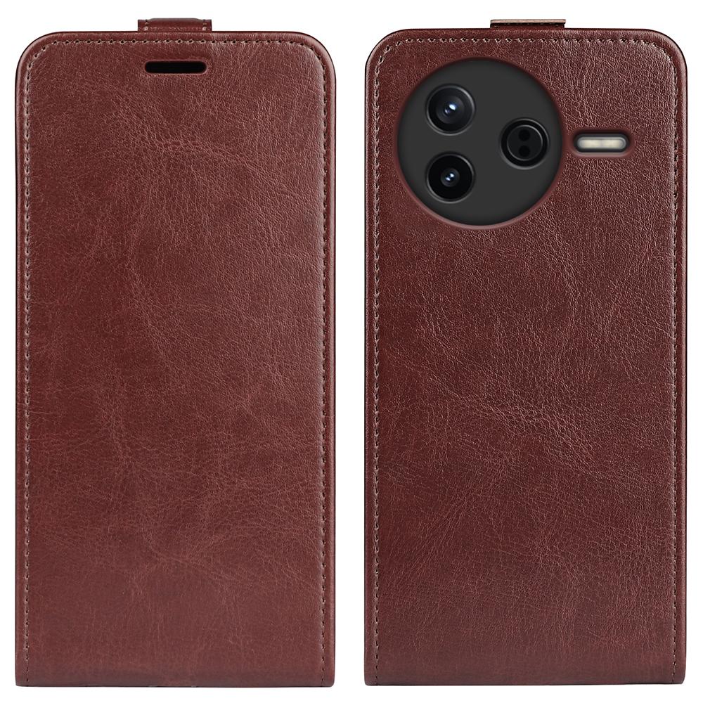 Etui dla Xiaomi Redmi K80 5G z przegródkami na karty, pionowo otwierane, skórzane etui na telefon