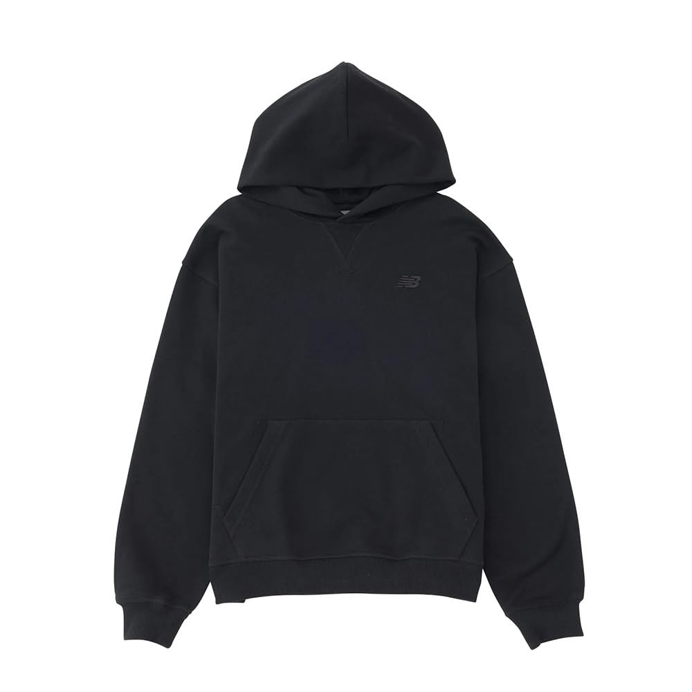 Athletics French Terry Hoodie Hoodie BK [New Balance] (WT41537) Women's (Black)