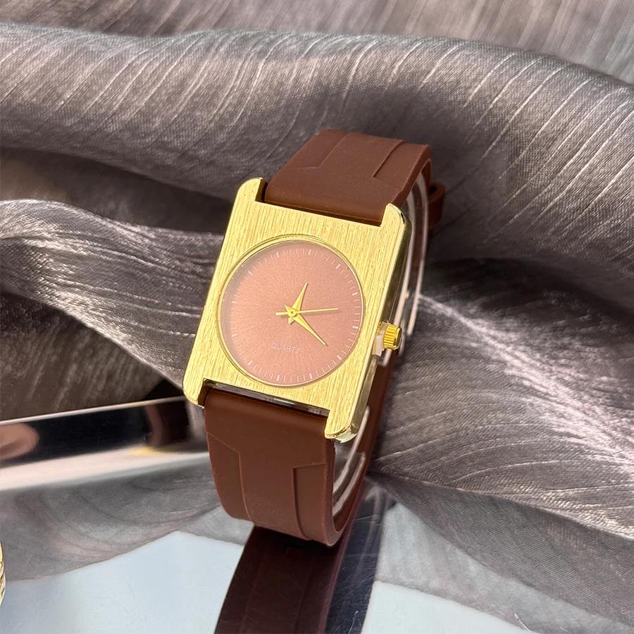Women Watch Silicone Strap Fashion Quartz Watches Ladies Wristwatch Clock Festival Gift Valentine's Day Relojes De Mujer