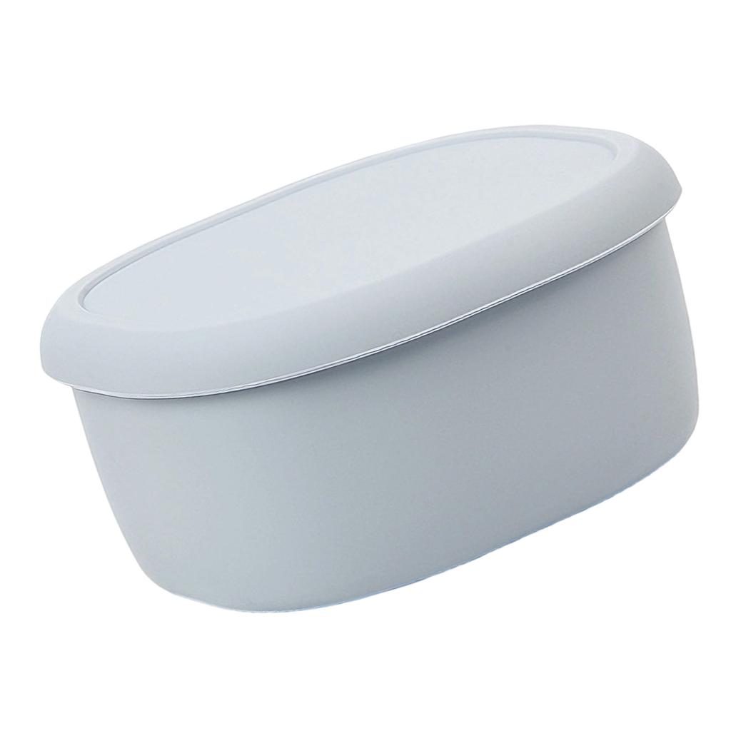 Portable Silicone Bentos Box Microwave Safe Easy To Carry Leak Proof For Commuting Student And Office Worker