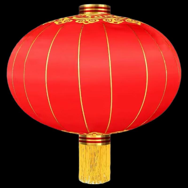 Outdoor Waterproof Red Silk Lantern