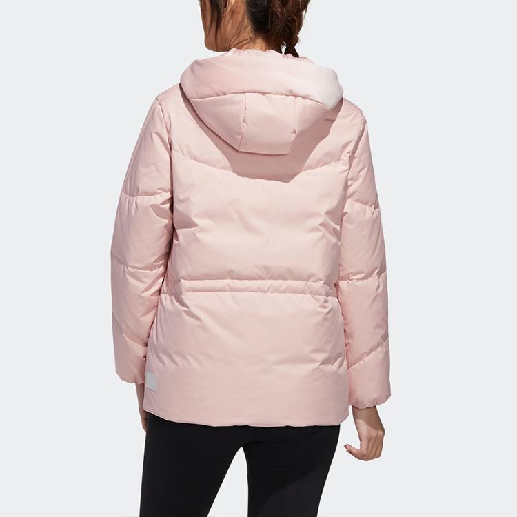 Adidas Neo W Strt Dwn Puff Warm Sports Hooded Down Jacket Women Jacket Vibrant-Pink GJ8799