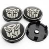 4Pcs Car Transformers Emblem Hub Center Cover Wheel Sticker for Ford Mustang Mercedes Benz Volkswagen golf BMW audi Tesla FIAT