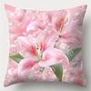 Romantic Pink Lily Pillowcases: Elegant Home Decor Pillow Covers