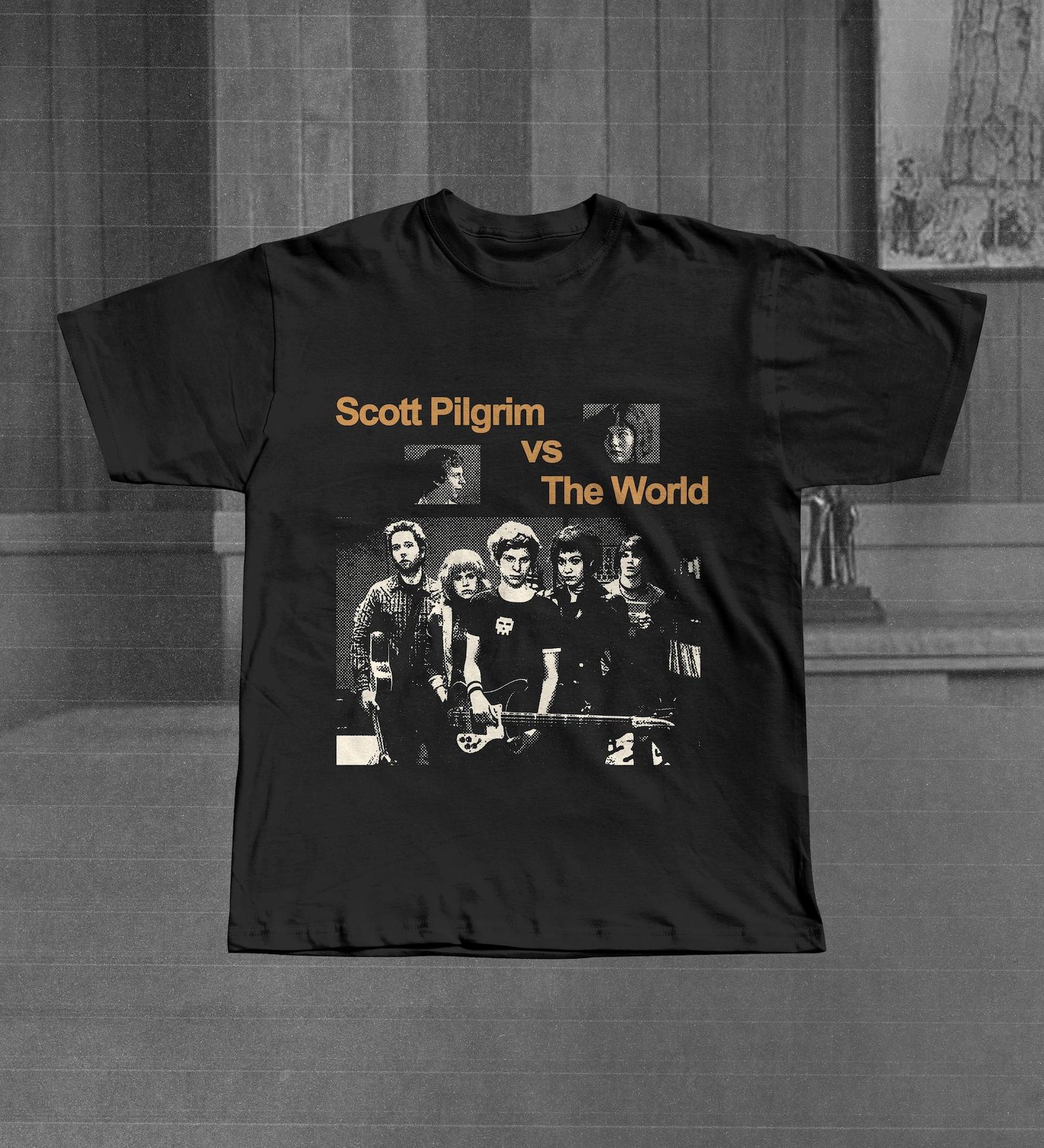 Scott Pilgrim Vs The World 2010 Cult Classic T-Shirt, Comic Book Movie Tee L