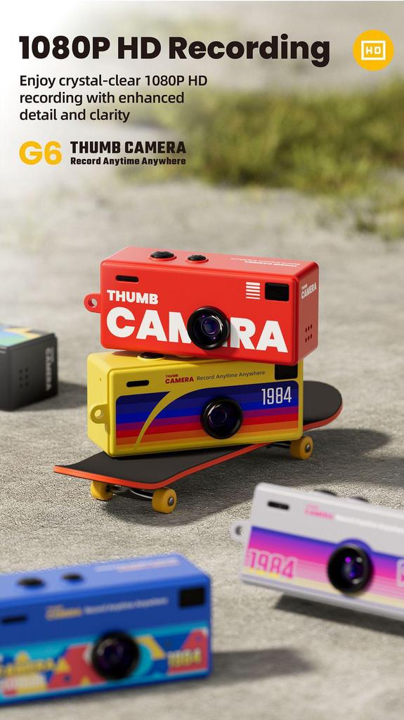 G6 Mini Outdoor Sports & Party Camera for Students and Kids