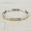Personalized and Creative Snake Pattern Gold Bracelet Men's Stainless Steel Magnet Energy Bracelet