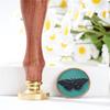 Butterfly Sealing Wax Stamp for DIY Christmas Envelopes Card Wedding Invitation Decoration Brass Swallow Wax Seal Stamp