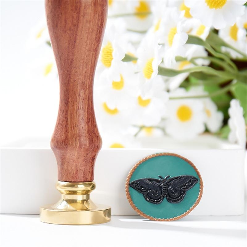 Butterfly Sealing Wax Stamp for DIY Christmas Envelopes Card Wedding Invitation Decoration Brass Swallow Wax Seal Stamp