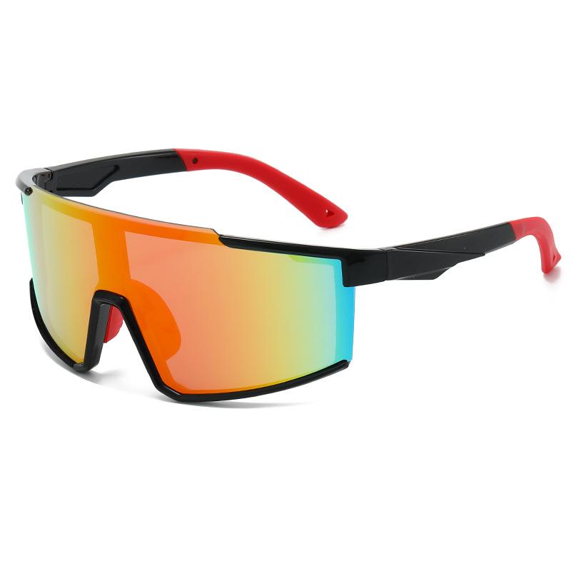 Men s and women s outdoor sports windproof goggles, colorful lenses, mountaineering and running glasses