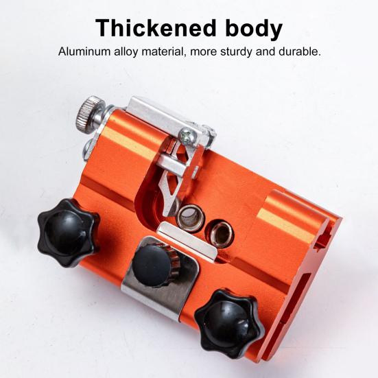 משחזת שרשרת מסור משחזת מסור שרשרת אוניברסלית משחזת מסור שרשרת מהירה עם מדריך זווית פינים שוחקים להחלפה לכל מסורי השרשרת