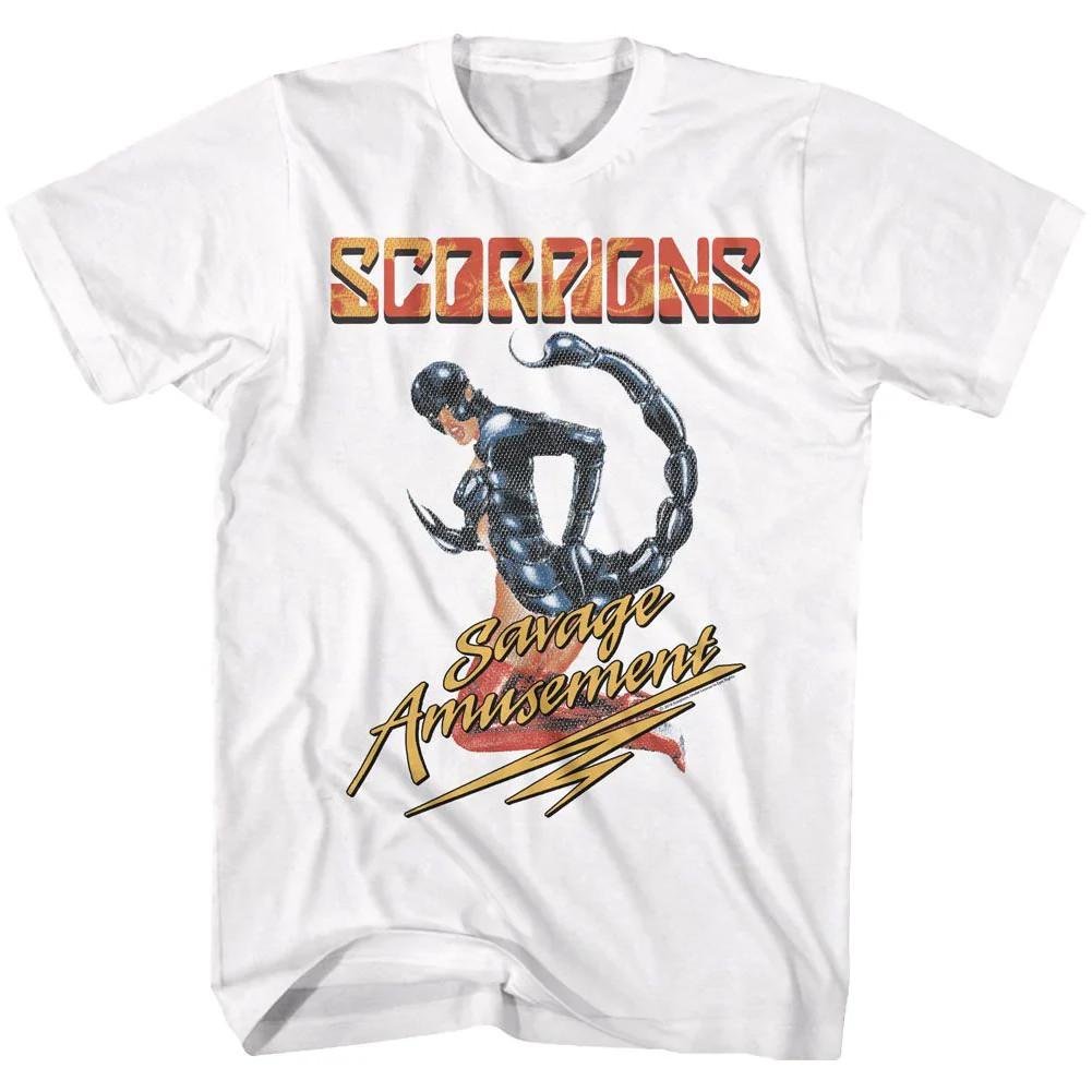 Scorpions Savage Amusement White T-shirt XXXL