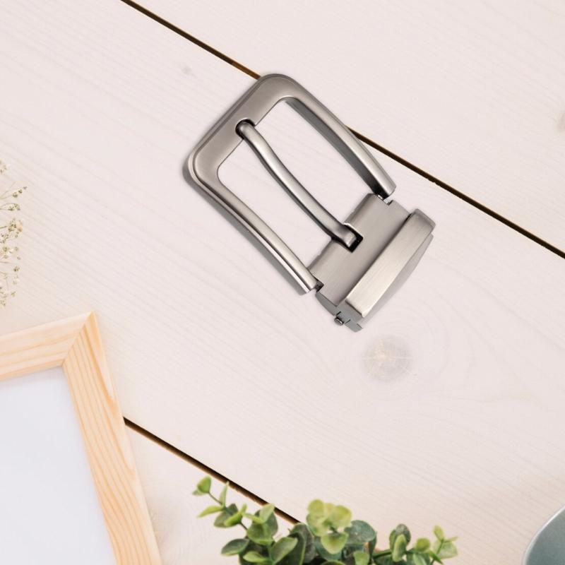 Replacement Belt Buckle Single Prong Metal Leather Craft Belt Buckle Photo Props Punk Belt Buckles for Men Women