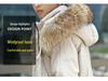 2025 Men's Mid-Length Down Jacket with Fur Collar, Thickened for Warmth, Below Knee Length, Multi-Pocket Winter Coat