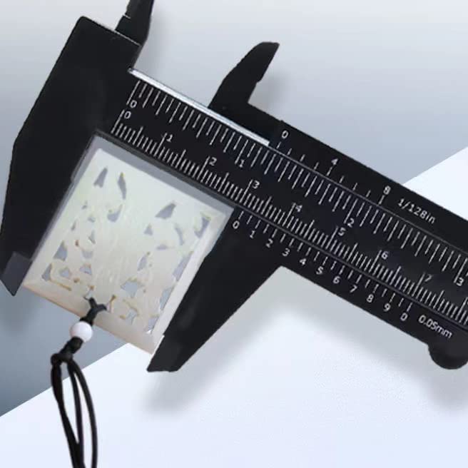 Digital Vernier Carbon Large LCD Precision Measuring Outer Inner Step Battery Included Caliper, 0-150mm, Fiber, Display, Work, Carpentry, DIY, Tool,