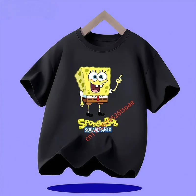 Potdemiel New SpongeBob SquarePants Childrens TShirt Casual Daily Comfortable Breathable for Boys and Girls 100